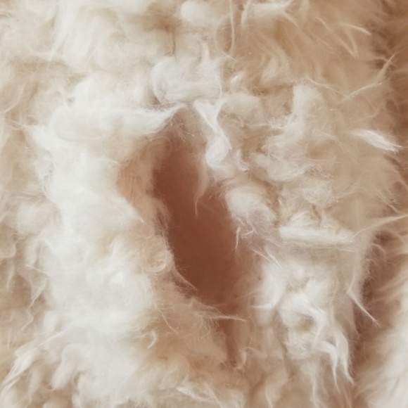 🆕️⬇️KENSIE Nude Faux-Fur Open Front Coat - Picture 4 of 8